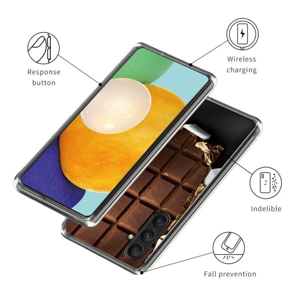 Deco Samsung Galaxy A25 phone cover - Chocolate Discount