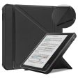 Stand Case for Kobo Libra Colour eReaders PU Leather Sleeve Cover with Auto Wake   Sleep - Black Online Sale