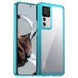 Xiaomi 12T Pro smart acrylic cover - Transparent Blue Online Hot Sale