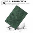 2022 Amazon Kindle 11th Gen - Card Slot Imprinted Pattern Case in Army Green For Sale