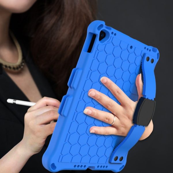 iPad 10.2 (2019) honeycomb EVA silicone combo case - Blue For Cheap