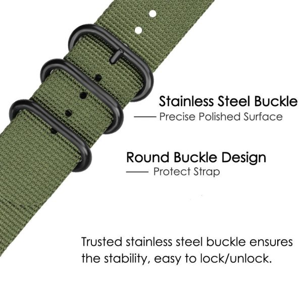 18mm Universal nylon strap - Army Green Sale