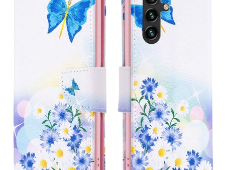 Wonderland Samsung Galaxy A05s flip case - Butterfly and Flowers Supply