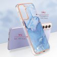 Marble Samsung Galaxy S21 Plus 5G case - Blue For Cheap