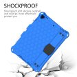 iPad 10.2 (2019) honeycomb EVA silicone combo case - Blue For Cheap