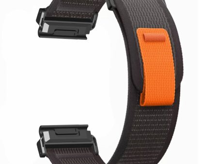 Garmin Fenix 7   Fenix 6 GPS   Fenix 5 Trail Loop Strap Nylon Watch Band - Black   Black+Black For Discount