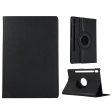 Samsung Galaxy Tab S9   S8 Tablet Case with Rotary Stand - Black with Elastic Band on Sale