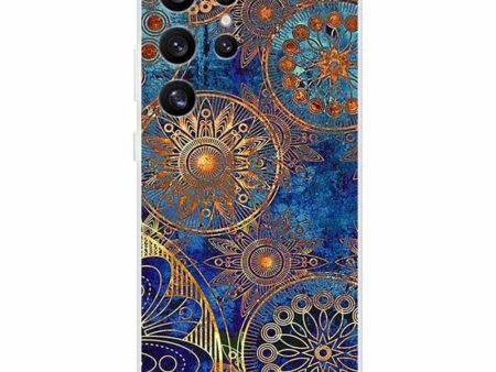 Imagine Samsung Galaxy S24 Ultra cover - Golden Flower For Cheap