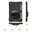 iPad Mini (2019) X-Shape 360-degree case - Black Fashion