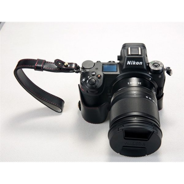 Nikon Z7 durable leather case - Black Online now