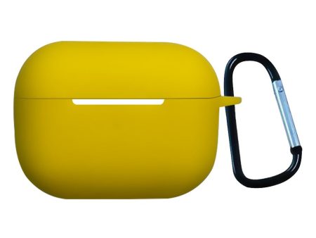 1.3mm AirPods Pro 2 silicone case with buckle - Yellow on Sale