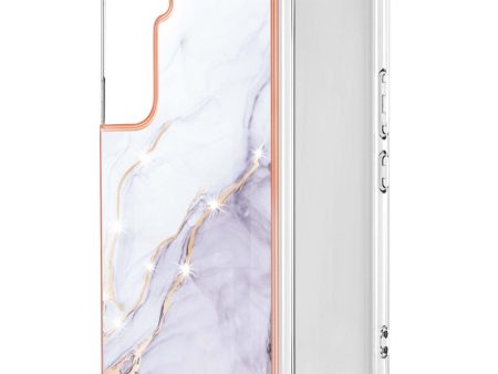 Marble Samsung Galaxy S22 case - White Marble Haze Online Hot Sale