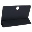 Honor Pad 9 Case Scratch Resistant Vegan Leather and Silicone Tri-fold Stand Tablet Cover - Black For Sale