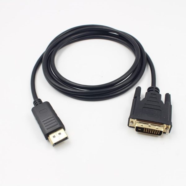 Universal 1.8 display port Male to DVI-D cord cable adapter Online Hot Sale