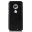 Motorola Moto G7 litchi texture leather case - Black Online Hot Sale