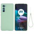 Matte liquid silicone cover for Motorola Edge 30 - Green Supply