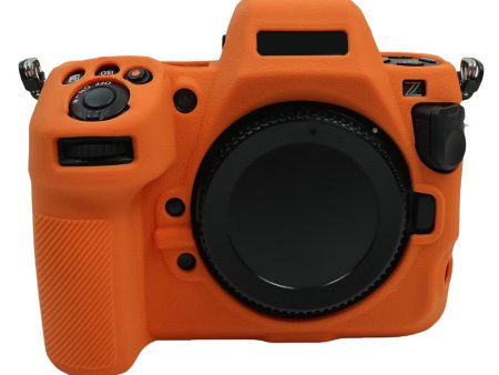 Nikon Z 8 Camera Case Silicone Anti-Scratch Sleeve - Orange For Cheap