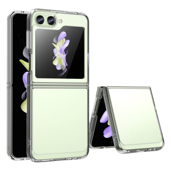 Samsung Galaxy Z Flip5 clear acrylic cover - Transparent Hot on Sale