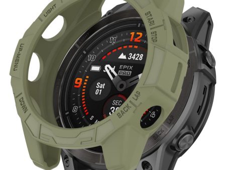 Garmin Epix Pro (51mm)   (Gen 2) 51mm   Fenix 7X Pro   7X hollow protective cover - Jungle Green Cheap