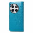 Mandala OnePlus 12 leather case - Blue For Discount