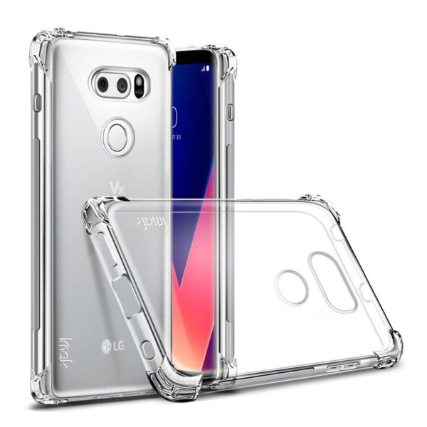 IMAK LG V30 soft air-cushioning shockproof case - Transparent Supply