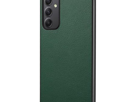 Matte and sleek textured Samsung Galaxy A35 cover - Green Discount