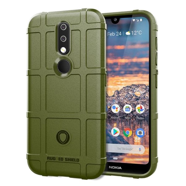 Nokia 4.2 anti-shock square case - Green Online Sale