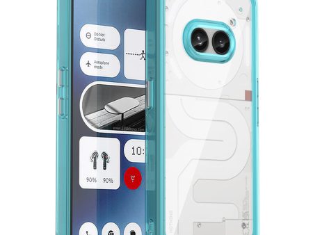 Nothing Phone (2a) smart acrylic cover - Transparent Blue For Discount