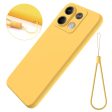 Matte liquid silicone Xiaomi Redmi Note 13 cover - Yellow Online Hot Sale