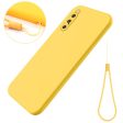 Matte liquid silicone cover for Sony Xperia 10 V - Yellow Online Hot Sale