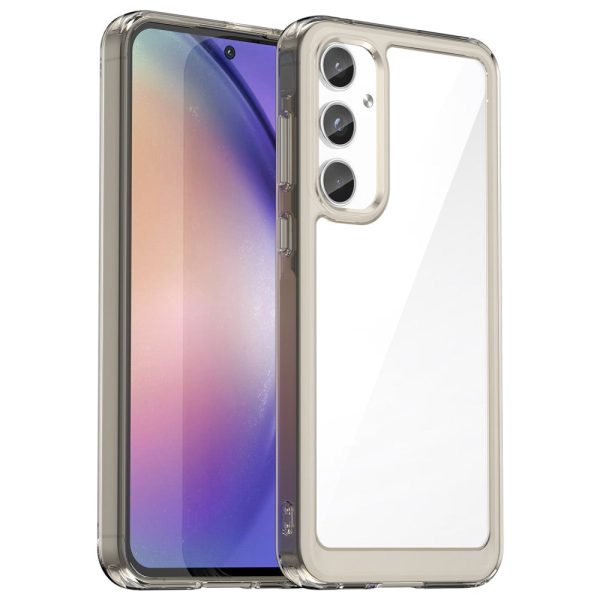 Samsung Galaxy A55 smart acrylic cover - Transparent Grey on Sale