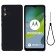 Matte liquid silicone cover for Motorola Moto E13 - Black Sale