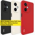 IMAK UC-4 Series Straight Edge Phone Case for OnePlus Nord CE 3 Lite 5G   Nord N30 5G   Oppo K11x 5G , TPU Protective Cover - White For Discount