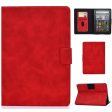 Amazon Kindle 11th Gen (2022) Folio Stand Leather Tablet Case - Red with Card Holder and Magnetic Cover Online