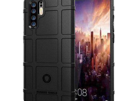 Huawei P30 Pro rugged square grid texture - Black Online