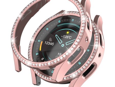 Samsung Galaxy Watch 6 (44mm) rhinestone décor cover - Pink Online now