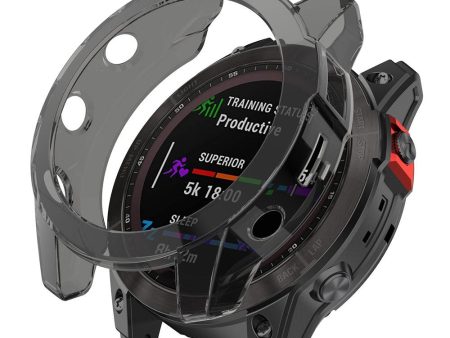 Garmin Fenix 7   7 Solar   7 Sapphire Solar transparent cover - Transparent Black For Sale