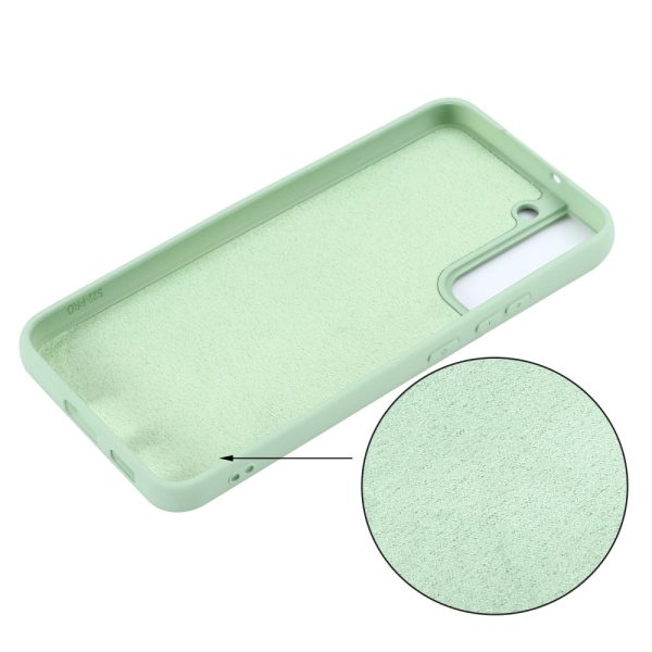 Matte liquid silicone cover for Samsung Galaxy S22 Plus - Green Online now