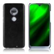 Motorola Moto G7 litchi texture leather case - Black Online Hot Sale