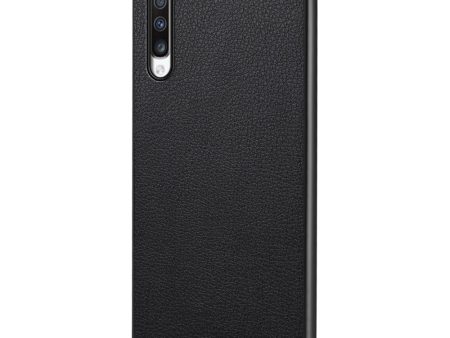 Matte and sleek textured Samsung Galaxy A70 cover - Black For Discount