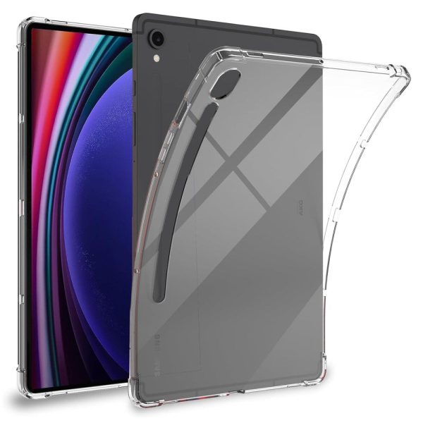 Samsung Galaxy Tab S9 FE sleek transparent silicone case For Discount