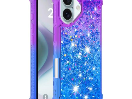 Princess iPhone 16 Plus cover - Purple + Sky Blue For Discount