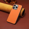 Matte and sleek textured iPhone 16 Pro cover - Orange For Discount