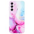 Marble design Samsung Galaxy A15 cover - Pink   Blue For Discount