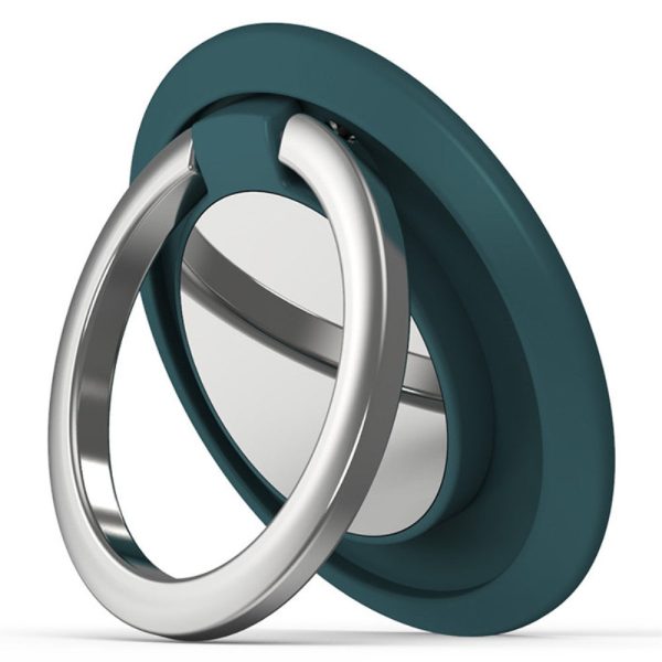 Universal magnetic rotatable phone ring holder - Midnight Green Online now