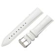 16mm Universal genuine leather watch strap - White Online Hot Sale