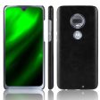 Motorola Moto G7 litchi texture leather case - Black Online Hot Sale