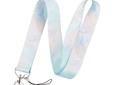 Universal chemistry pattern phone lanyard - Light Color Marble Online Sale