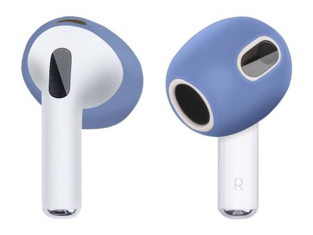 1 Pair AirPods 3 silicone cover - Midnight Blue Online Sale