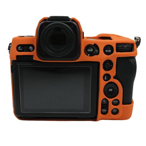 Nikon Z 8 Camera Case Silicone Anti-Scratch Sleeve - Orange For Cheap